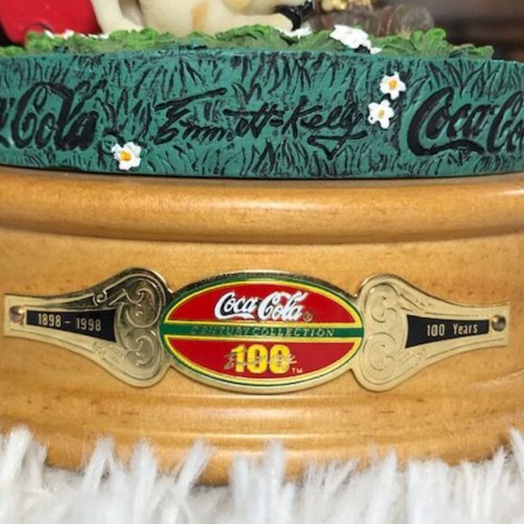 Vintage Coca-Cola Limited Edition Emmett Kelly 'To Market' Musical Figurine - Picture 10 of 16